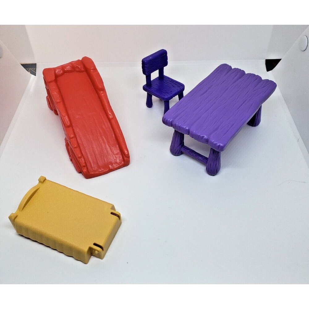 Toy Play Furniture Lot Slide Bed Table & Chair Mixed Sizes Replacement Parts
